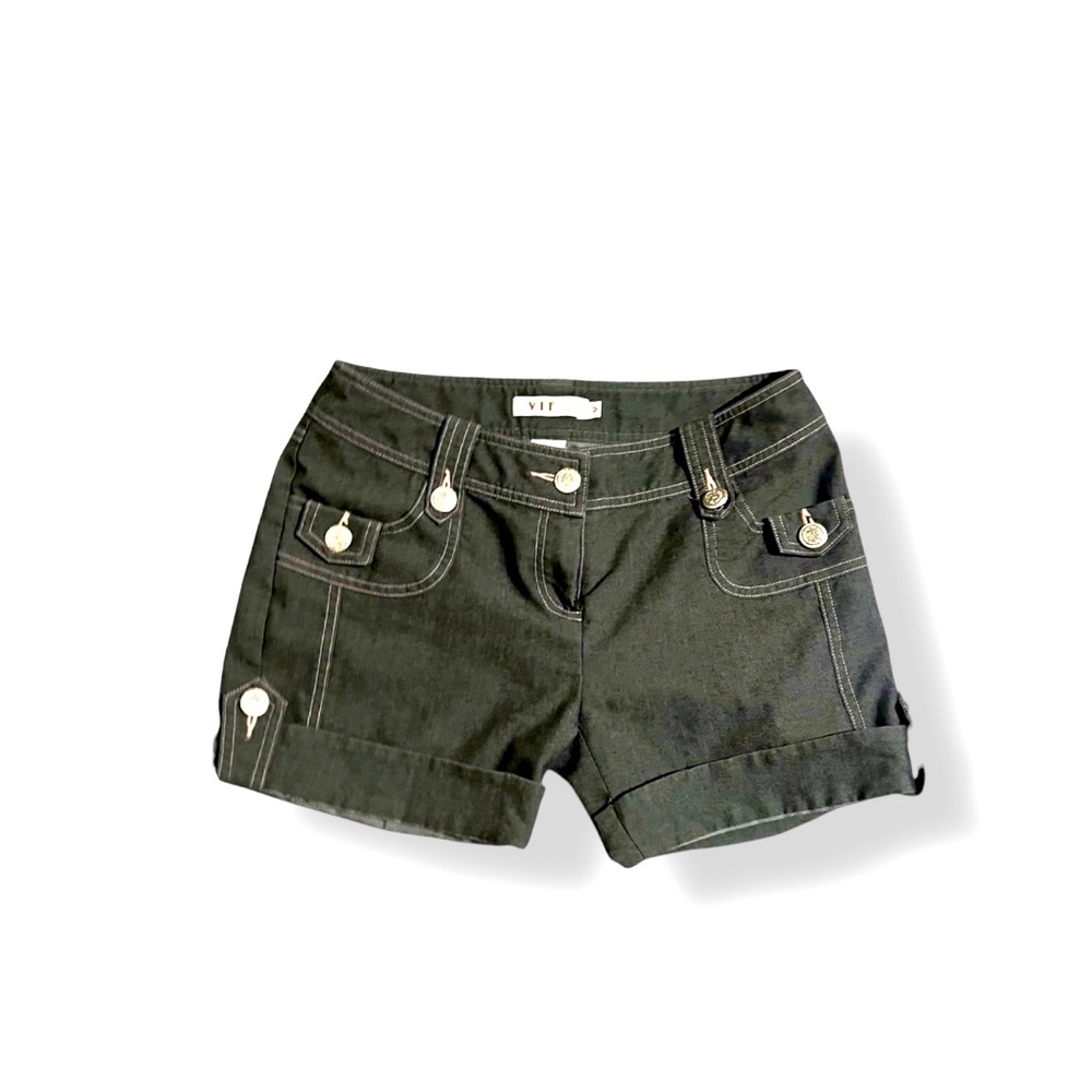 𝐍𝐖𝐎𝐓 𝐕𝐈𝐄 𝐘𝟐𝐤 Low rise denim cuffed shorts